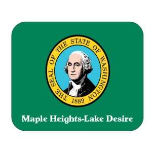   Maple Heights Lake Desire, Washington (WA) Mouse Pad 