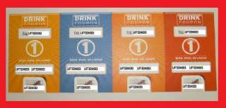   AIRLINES Drink Coupons Beer Wine Liquor Exp 12/31/2012  