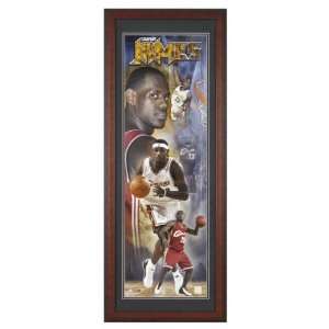  LeBron James Cleveland Cavaliers Framed Unsigned Panoramic 