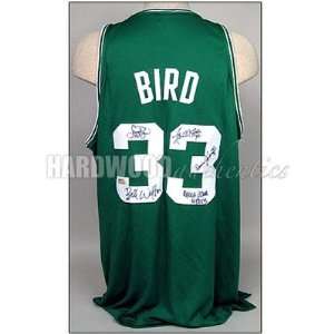  Boston Celtics 1986 Team Signed Jersey * Larry Bird +4 