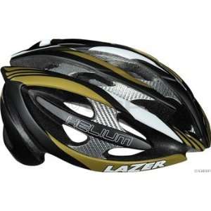   Helmet Black/Gold/White Medium/Large (57 60cm): Sports & Outdoors