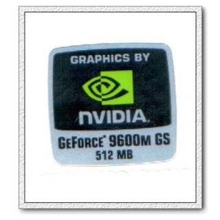 NVIDIA GEFORCE 9600M GS 512MB Logo Stickers Badge for Laptop and 