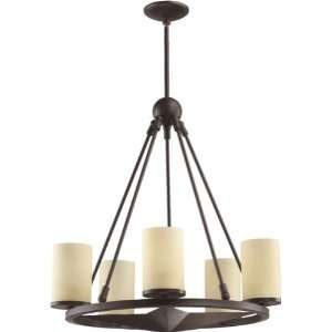  LONE STAR 5 LIGHT SMALL CHANDELIER  TS 6128 5 44: Home Improvement