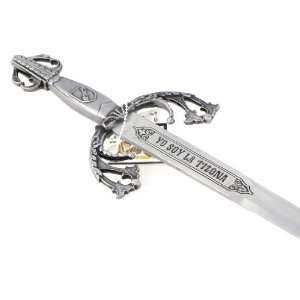  Sword younger rustic Tizona Du Cid silver plated grey 