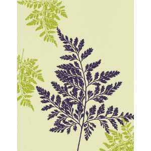   of 6 Letterpress Folded Note Cards, Fern (CRN 6712)