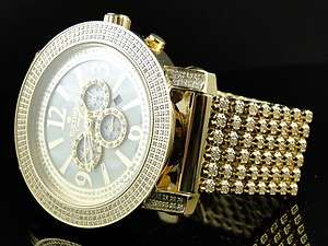   ICETIME CROWN 3 ROW JOE RODEO JOJO DIAMOND WATCH DIAMOND BAND 7.5CT