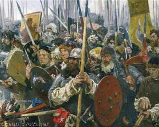 Russian Print Russian Battle Kulikovo 1380 War Russia