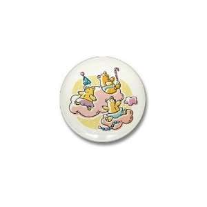  Cute Baby Bears Belly Funny Mini Button by  