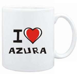  Mug White I love Azura  Female Names: Sports & Outdoors