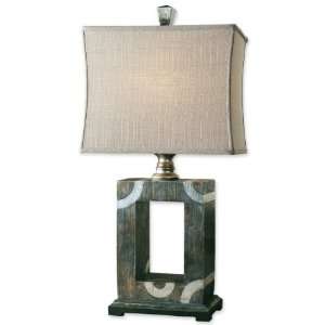  Badu Bronze / Aluminum Metal Table Lamp   Free Shipping 