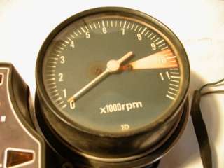  complete set of gauges off a 1976 F model; blue tone face; 140mph 