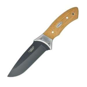 Camillus Carbonitride Titanium Fixed Blade Knife with Bamboo Handle 