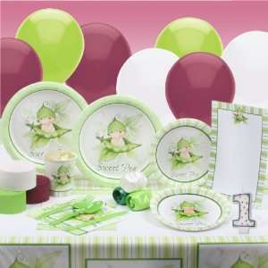  Sweet Pea 1st Birthday Deluxe Party Kit 