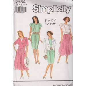   And Unlined Jacket Simplicity Sewing Pattern 7164 (Size N5: 10 18