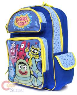 Yo Gabba Gabba Brobee School Backpack 16 Large Bag  