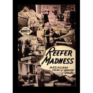  Reefer Madness Metal Sign: Patio, Lawn & Garden