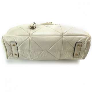 MARC JACOBS Patchwork STAM Tote Purse Bag Ivory MJ  