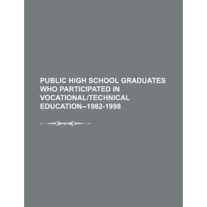 Public high school graduates who participated in vocational/technical 