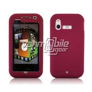   : MAROON SOFT SILICONE SKIN CASE for LG ARENA KM900: Everything Else