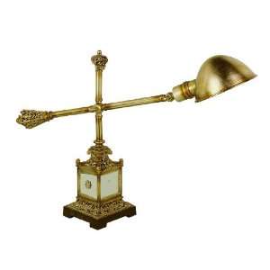   Air Lighting Brass Desk Lamp with Gold Shade RTL 76011: Home & Kitchen