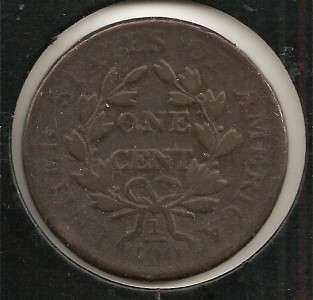 1803 VG Draped Bust Large Cent, mild porosity  