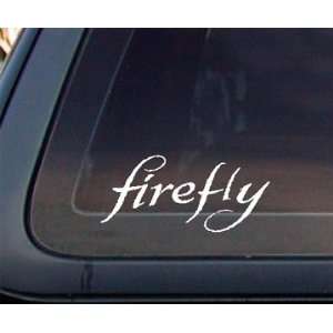  Serenity: Firefly Car Decal / Sticker   White: Automotive