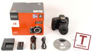 A2851 Sony DSLR SLT A65V A65 K 18 55mm lens kit+16GB+Battery+Gift+ 