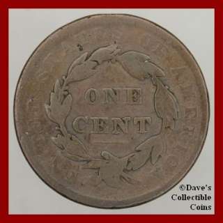 1837 (P) Good Cornet Head Large Cent US Coin #10275585 13  
