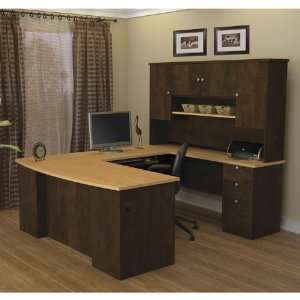   Shaped Workstation, Secret Maple and Chocolate 81411: Home & Kitchen