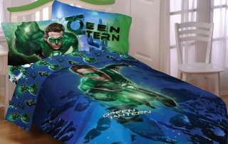 nEw GREEN LANTERN TWIN BEDDING SET   DC Comics Super Hero Comforter 