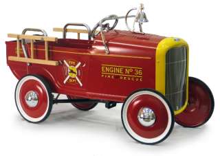 1932 Ford Fire Truck Pedal Car Free Shipping NEW 32 Classic Vintage 