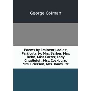  Poems by Eminent Ladies Particularly Mrs. Barber, Mrs. Behn 