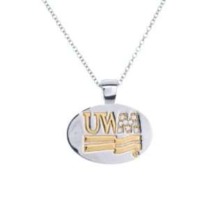    Annaleece Crystal Jewelry UWM Logo   Necklace