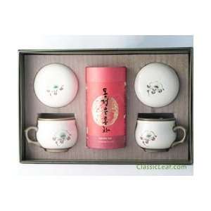    Winter Ivy Infuser Mug Set w/ Wulong Tea: Health & Personal Care