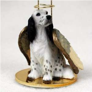    English Setter Angel Dog Ornament   Black Belton: Home & Kitchen