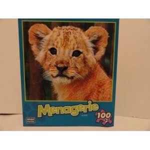 Menagerie 100 Piece Jigsaw Puzzle   Lovely Lion: Toys 