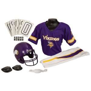  Minnesota Vikings Deluxe Youth Uniform Set   Small Sports 