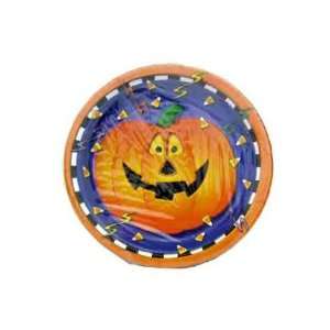  8Ct. Smiling Pumpkin 7 Plates Case Pack 72