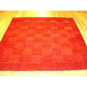   6x6 Hand Knotted Gabbeh Persian Rug   68x67: Home & Kitchen