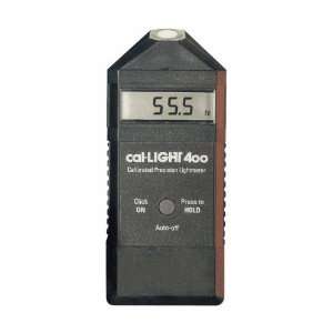 Cal LIGHT Precision 400 Light Meter with back light display, case 