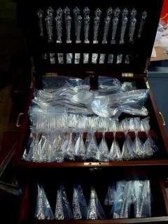 FLORENTINE BY TIFFANY & CO STERLING FLATWARE SET FITTED CHEST  