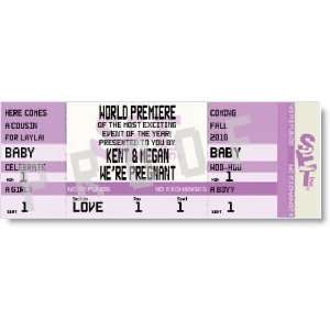  Purple World Premier Pregnancy Announcement Ticket Health 