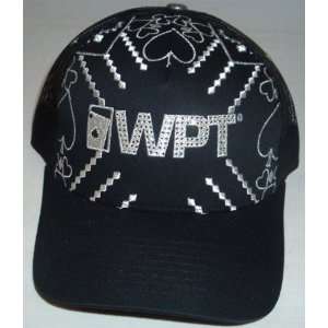  World Poker Tour. Black   Silver Embroidery Everything 