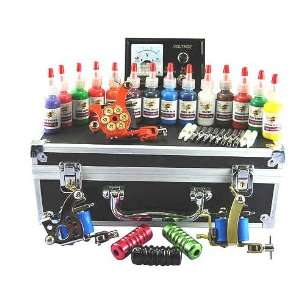   TATTOO KIT 3 Guns Tattoo Ink Kit 14 Color WOW: Health & Personal Care