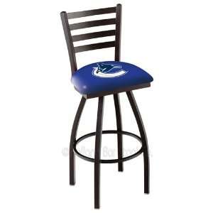  Vancouver Canucks Logo Black Wrinkle Swivel Bar Stool with 