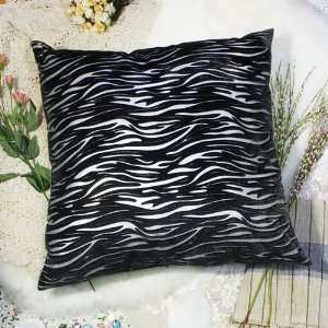  Bettino   [Black White Flame] Decorative Pillow Cushion 