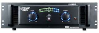 PylePro Audio PT2001X 3300 Watt Professional DJ Power Amplifier