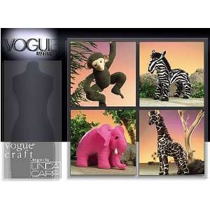  Vogue Patterns V8349 Stuffed Animals, One Size: Arts 