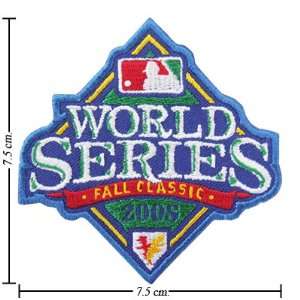  3pcs World Series Logo 2008 Emrbroidered Iron on Patches 