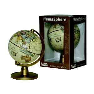  Hemasphere 4 Antique Ocean World Globe: Toys & Games